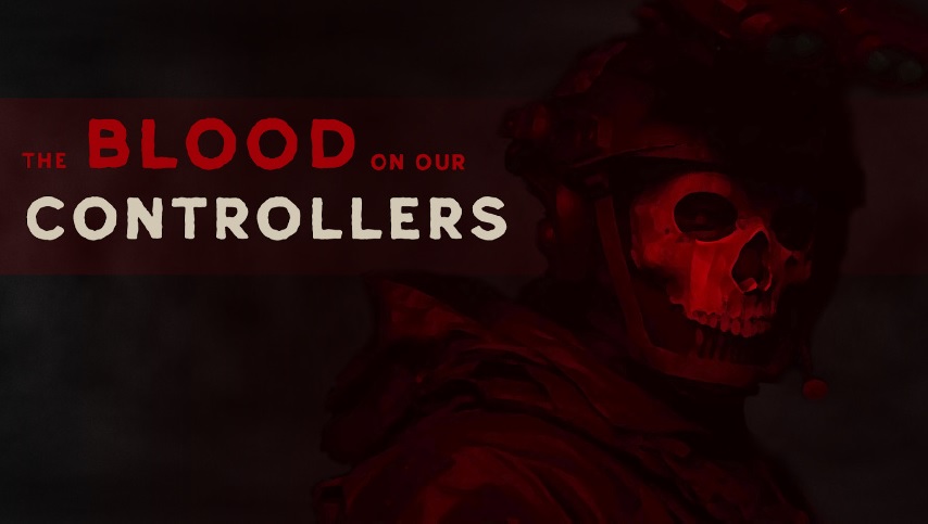 The Blood on our controllers - Affiche