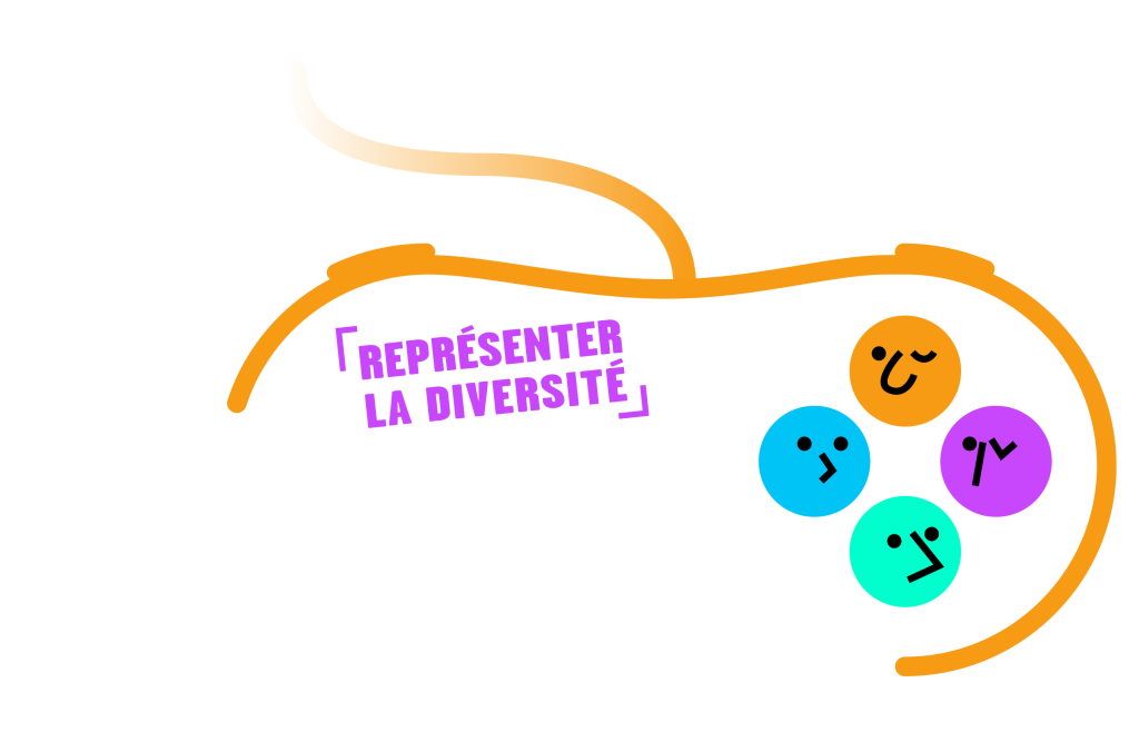 Inclusion Mode - Logo - Texte blanc