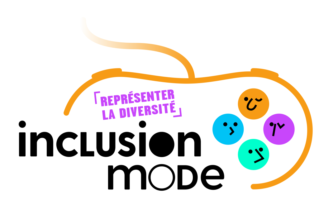 Inclusion Mode - Logo - Texte noir