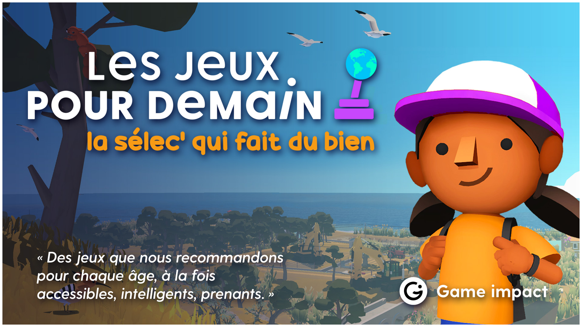 Les jeux pour demain - Bannière paysage SD