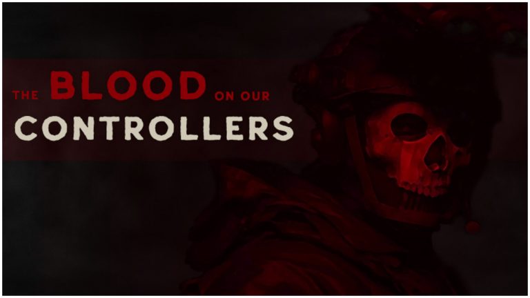 The blood on our controllers - Bannière paysage SD