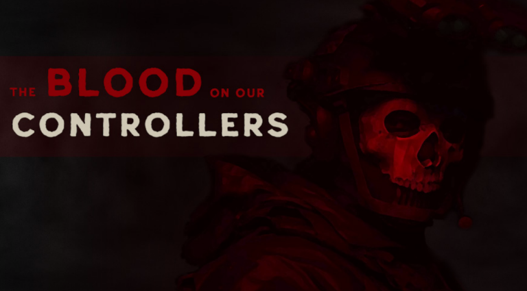 The Blood on our controllers - Affiche